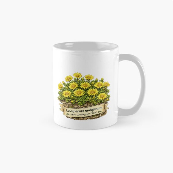 Item preview, Delosperma nubigenum - Yellow Trailing Ice Plant designed and sold by Myra365Art.