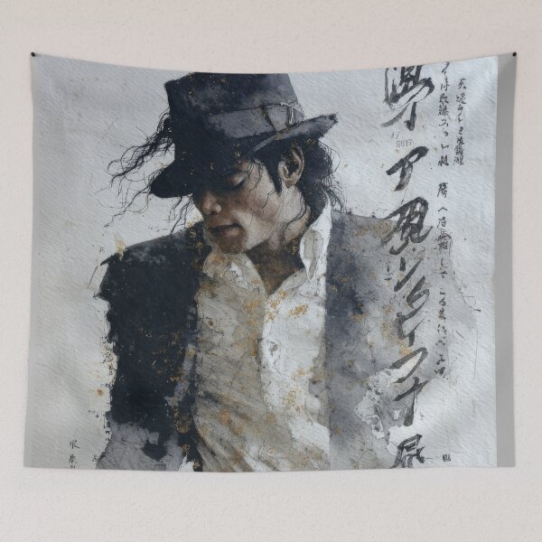 Item preview, Smooth Man in the Reflection Sumi-e  designed and sold by AnimeArsenalPrints.
