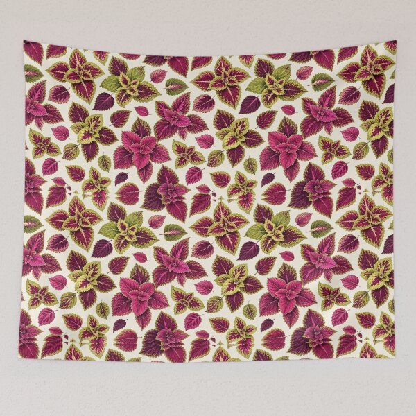 Item preview, Vibrant Coleus Botanical Leaf Pattern designed and sold by NaphDesigns.