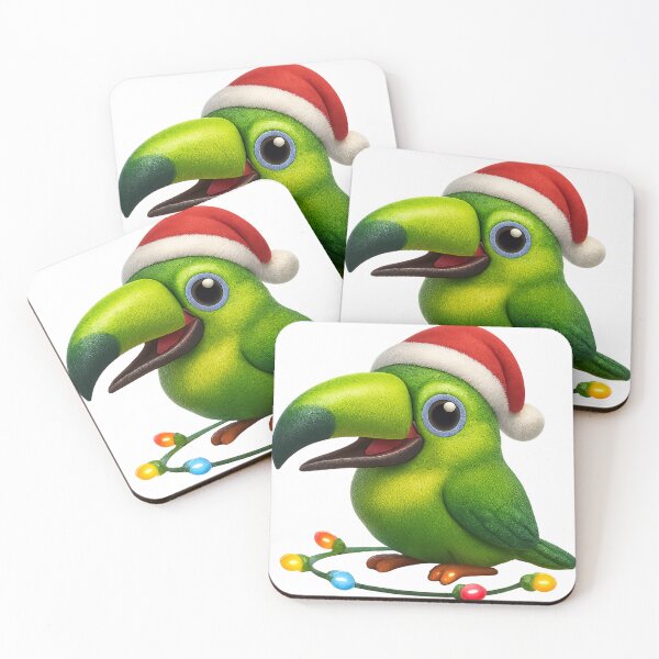 Item preview, Christmas Emerald Toucanet designed and sold by Sillytoe.