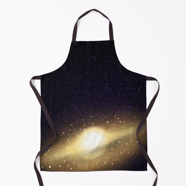 Item preview, Golden Galaxy Glow - Deep Space Cosmic Spiral Nebula Art designed and sold by samahl_l.
