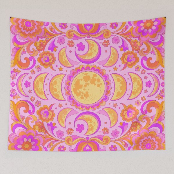 Item preview, 60's Moon Phases Scarlet designed and sold by scicilysimonee.