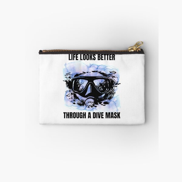 Item preview, LIFE LOOKS BETTER THROUGH A DIVE MASK designed and sold by gomood.