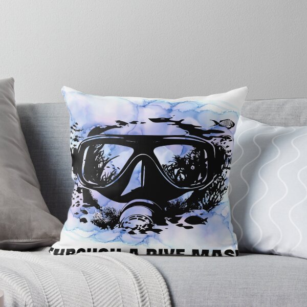 Item preview, LIFE LOOKS BETTER THROUGH A DIVE MASK designed and sold by gomood.