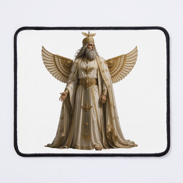 Item preview, Ahura Mazda Persian God Wisdom Light Creation Mythology Design designed and sold by The Dark Files.