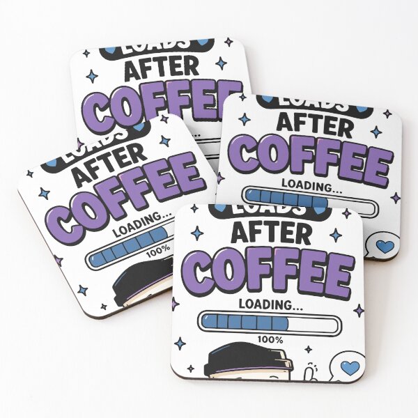 Item preview, My Personality Loads After Coffee Funny Quote designed and sold by Gift Phrase Studio.