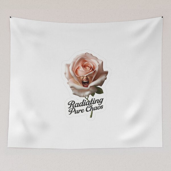 Item preview, Radiating Pure Chaos Screaming Flower designed and sold by MoodPeel_ .