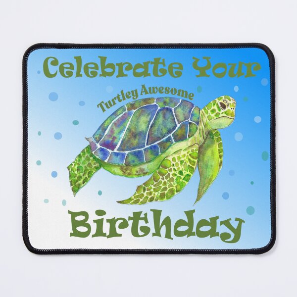 Item preview, Celebrate Your Turtley Awesome Birthday designed and sold by DesignsbyHope1.