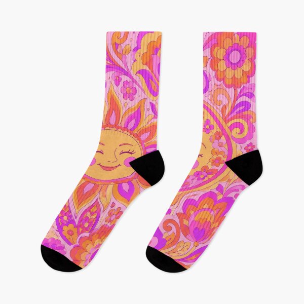 Item preview, 60's happy scarlet Sun and Moon designed and sold by scicilysimonee.