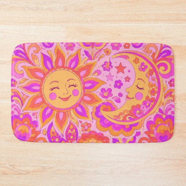 Item preview, 60's happy scarlet Sun and Moon designed and sold by scicilysimonee.