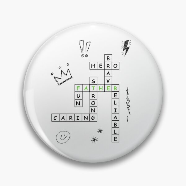 Item preview, Father Crossword Design | Fathers Day Gift designed and sold by HiPatti.