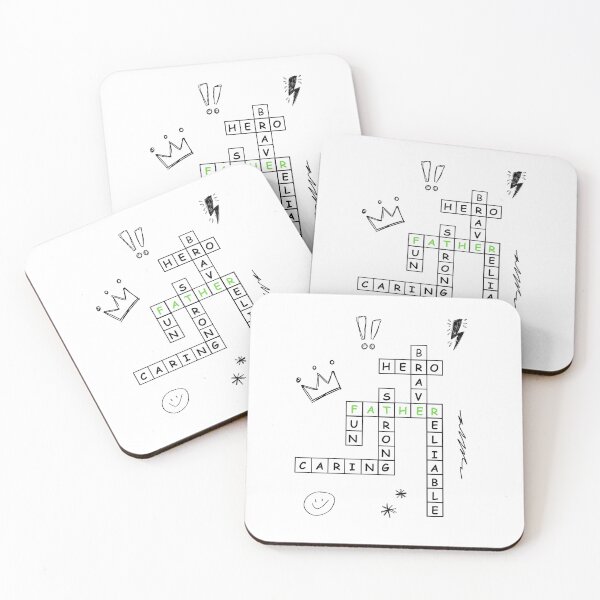 Item preview, Father Crossword Design | Fathers Day Gift designed and sold by HiPatti.