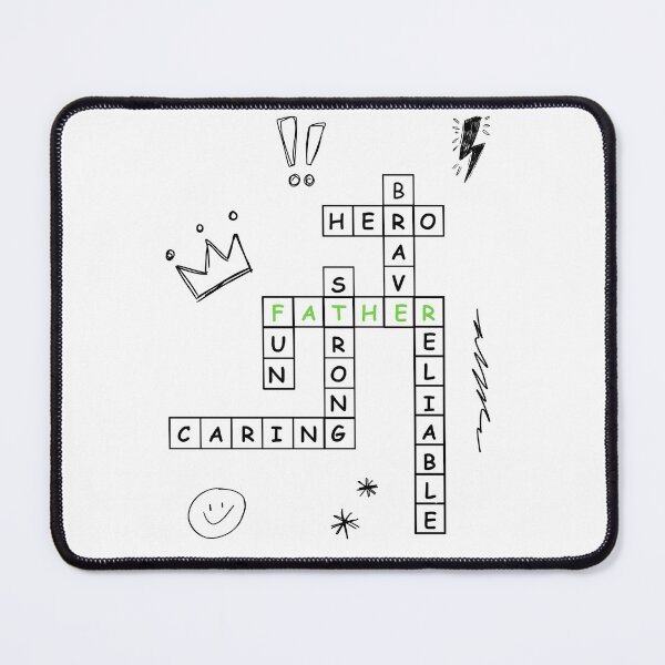 Item preview, Father Crossword Design | Fathers Day Gift designed and sold by HiPatti.