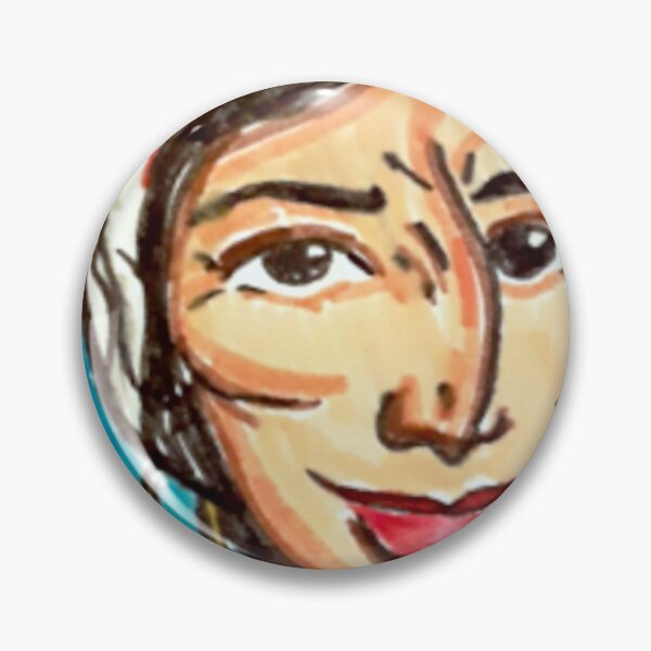 Item preview, Woman with Headwrap – Bold Portrait Art designed and sold by Tiny-Penny-Stdo.
