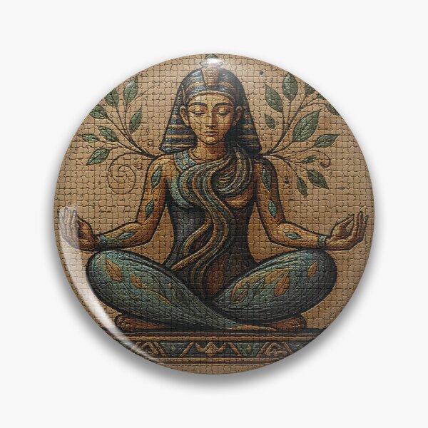 Item preview, Egyptian Mosaic Serenity – Ancient Meditative Art designed and sold by zoliartdesign.