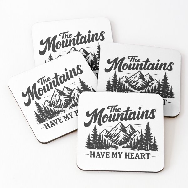 Item preview, the Mountains Have My Heart, Hiking Camping  designed and sold by CloudyPress.