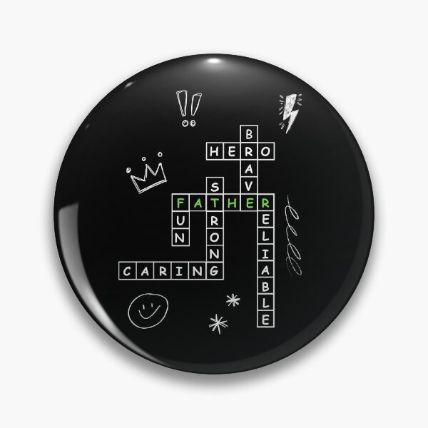 Item preview, Father Crossword Design | Fathers Day, Birthday Gift designed and sold by HiPatti.