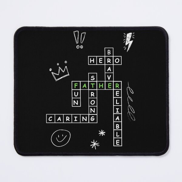 Item preview, Father Crossword Design | Fathers Day, Birthday Gift designed and sold by HiPatti.