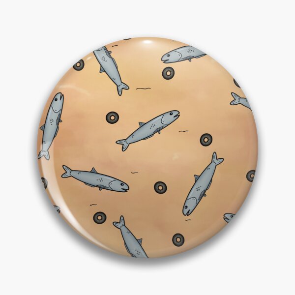 Item preview, Anchovy Pizza Pin designed and sold by savvycattshoppe.