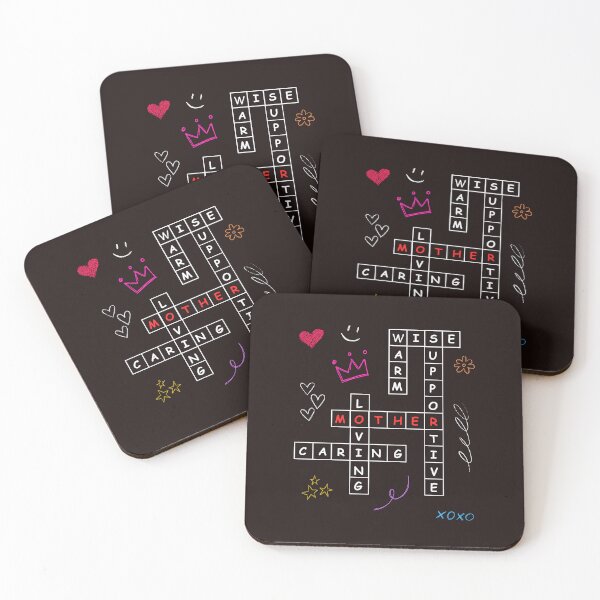 Item preview, Mother's Day crossword Gift | Mum scribble design  designed and sold by HiPatti.