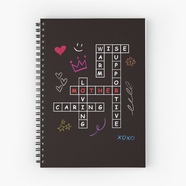 Item preview, Mother's Day crossword Gift | Mum scribble design  designed and sold by HiPatti.