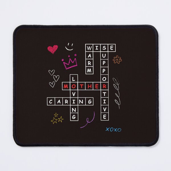 Item preview, Mother's Day crossword Gift | Mum scribble design  designed and sold by HiPatti.