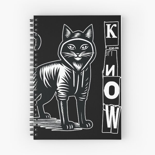 Item preview, Knowing | Hoodie Black Cat | Punk Rock designed and sold by ScientiaAcLabor.