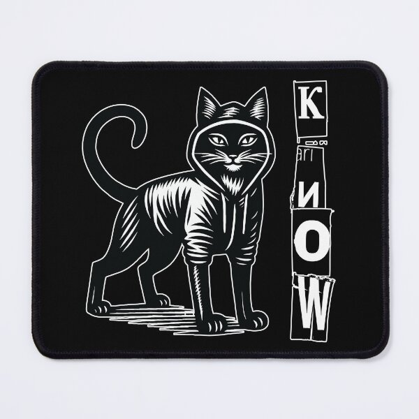 Item preview, Knowing | Hoodie Black Cat | Punk Rock designed and sold by ScientiaAcLabor.