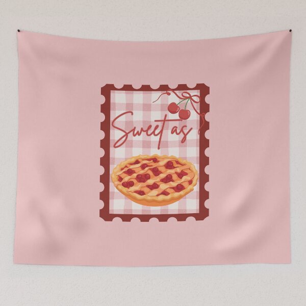Item preview, Sweet As Cherry Pie Stamp designed and sold by SundaySkies.