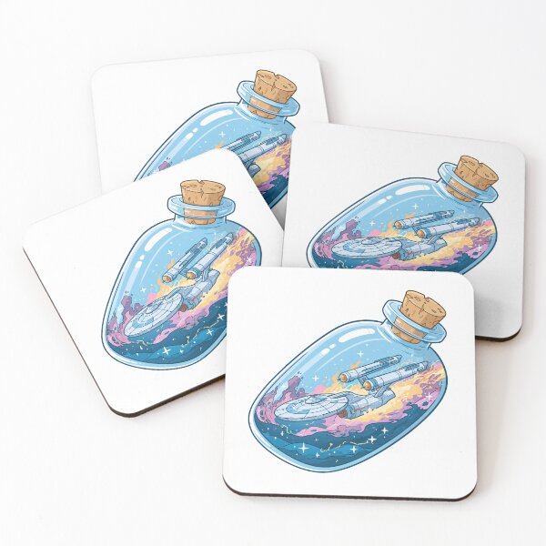 Item preview, Starship in a bottle designed and sold by MendaciousMina.