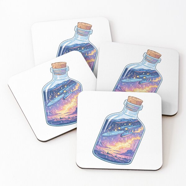 Item preview, Starship in a bottle designed and sold by MendaciousMina.