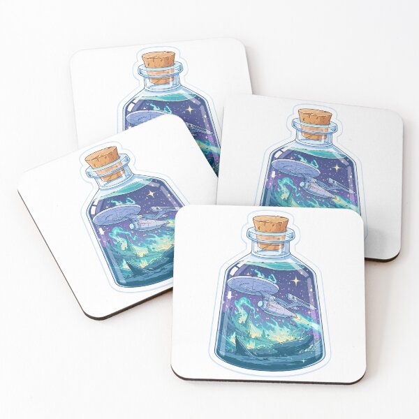 Item preview, Starship in a bottle designed and sold by MendaciousMina.