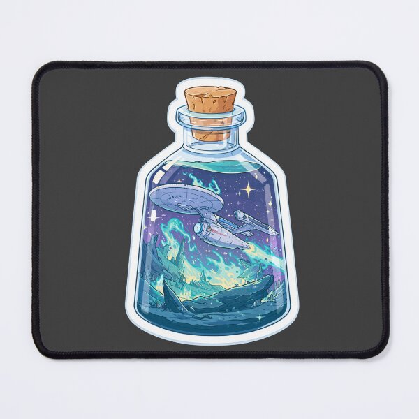 Item preview, Starship in a bottle designed and sold by MendaciousMina.