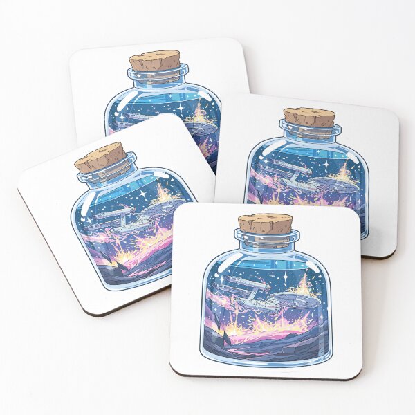 Item preview, Starship in a bottle designed and sold by MendaciousMina.
