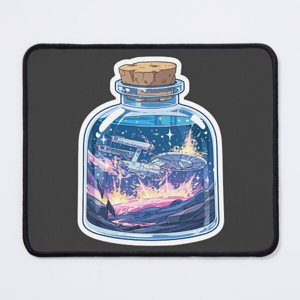 Item preview, Starship in a bottle designed and sold by MendaciousMina.