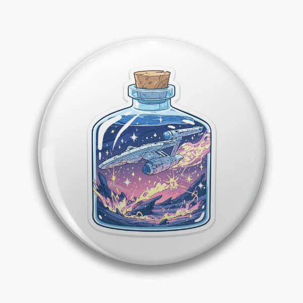 Item preview, Starship in a bottle designed and sold by MendaciousMina.