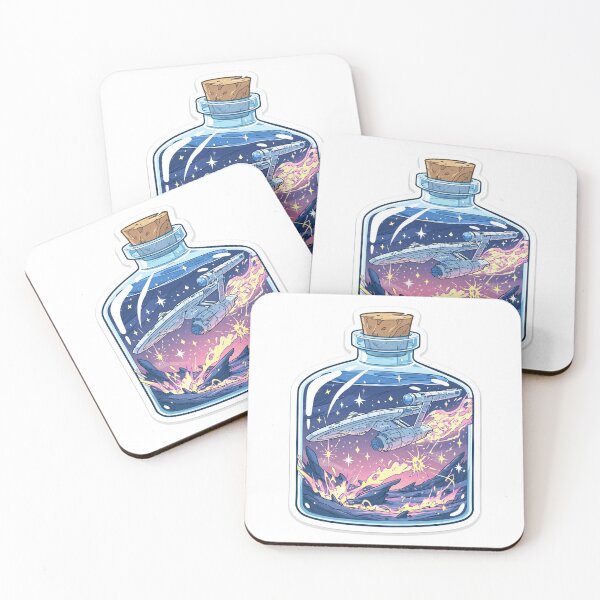 Item preview, Starship in a bottle designed and sold by MendaciousMina.
