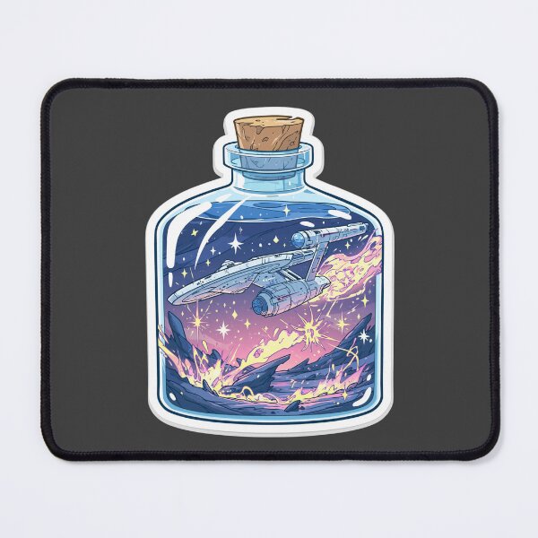 Item preview, Starship in a bottle designed and sold by MendaciousMina.