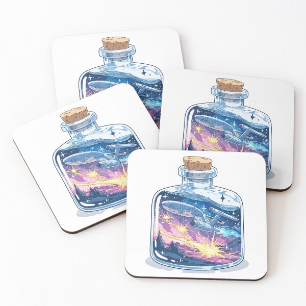 Item preview, Starship in a bottle designed and sold by MendaciousMina.