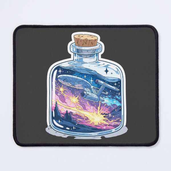 Item preview, Starship in a bottle designed and sold by MendaciousMina.