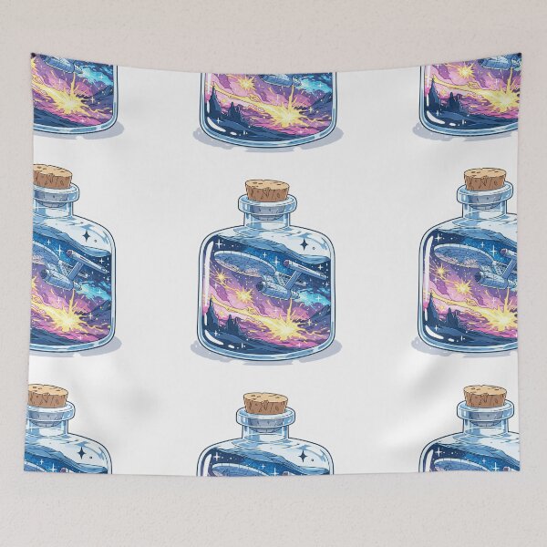 Item preview, Starship in a bottle designed and sold by MendaciousMina.