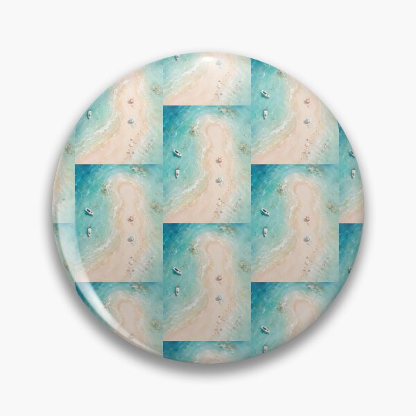 Item preview, Tropical Beach Aerial View – Coastal Summer Aesthetic Wall Art designed and sold by LoveNurseries.