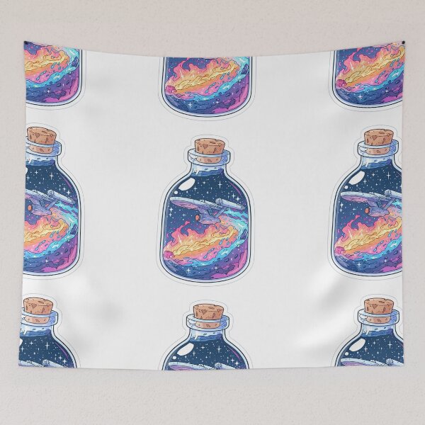 Item preview, Starship in a bottle designed and sold by MendaciousMina.