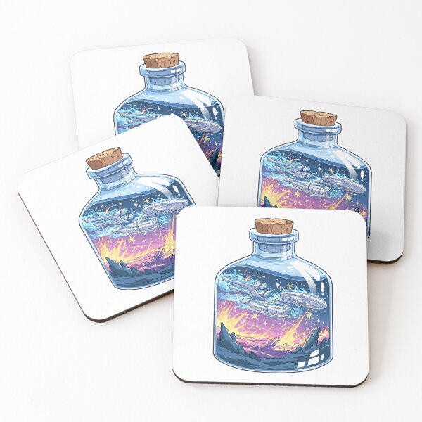 Item preview, Starship in a bottle designed and sold by MendaciousMina.