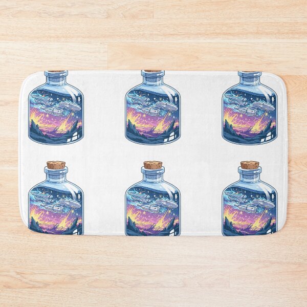 Item preview, Starship in a bottle designed and sold by MendaciousMina.