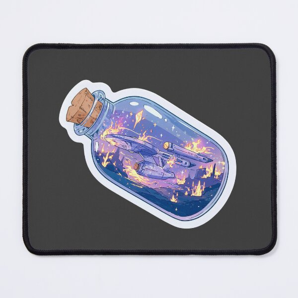 Item preview, Starship in a bottle designed and sold by MendaciousMina.