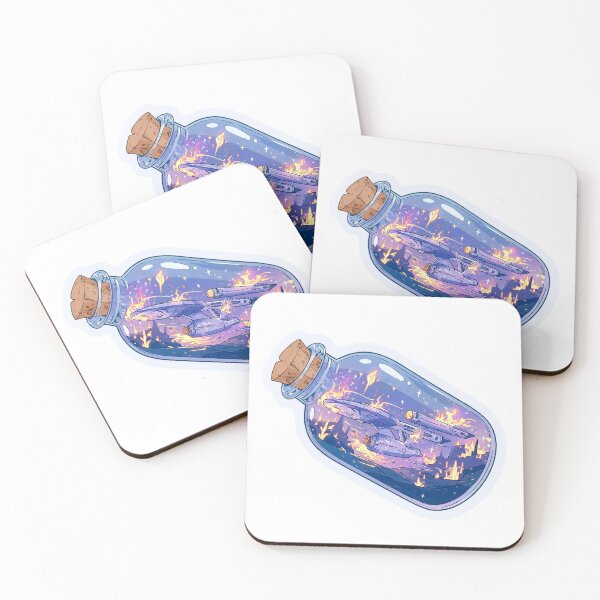 Item preview, Starship in a bottle designed and sold by MendaciousMina.
