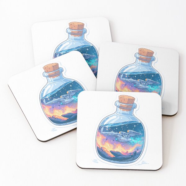 Item preview, Starship in a bottle designed and sold by MendaciousMina.