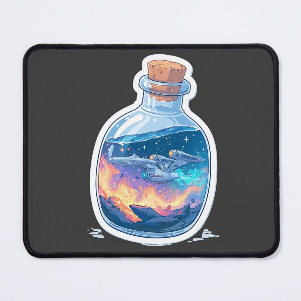 Item preview, Starship in a bottle designed and sold by MendaciousMina.