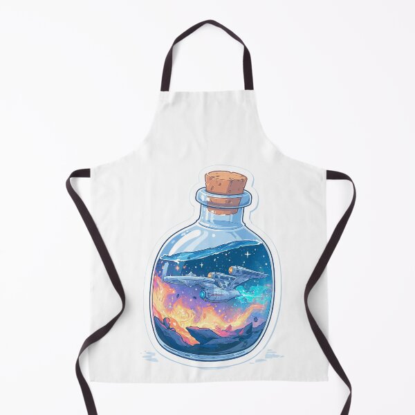 Item preview, Starship in a bottle designed and sold by MendaciousMina.